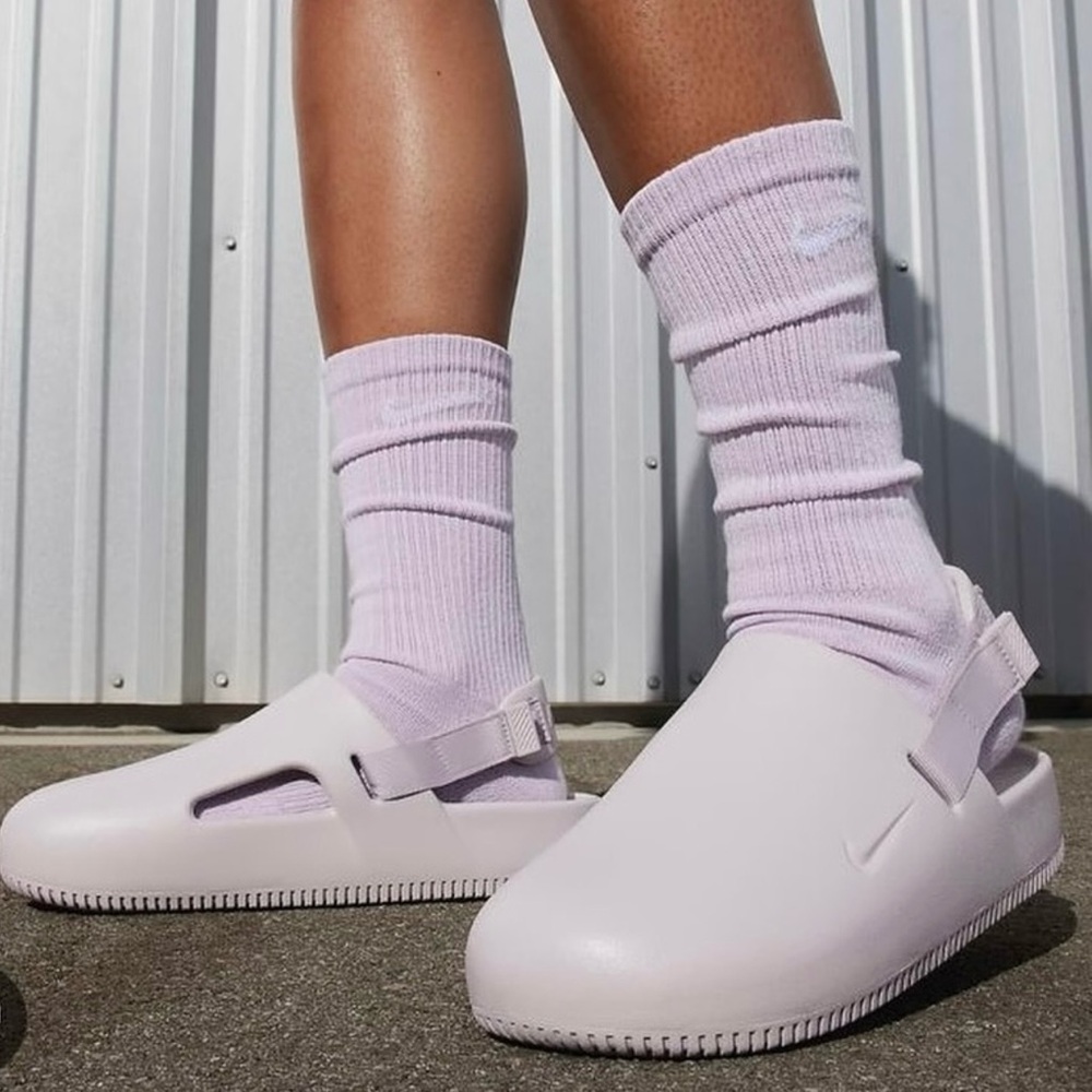 Nike Light Purple Slip-On Footwear